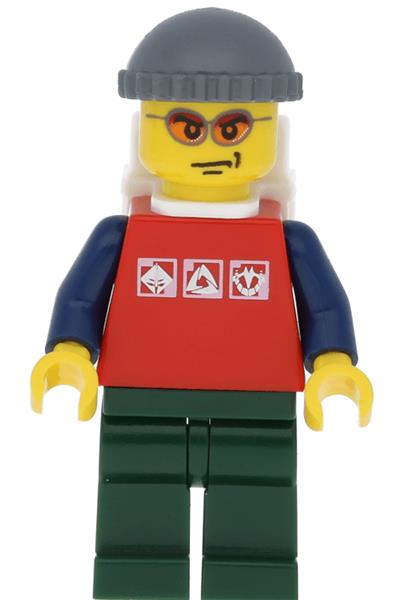 Male with Red Shirt Minifigure - cty0066