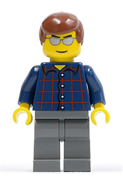 Male in Plaid Button Shirt - cty0103