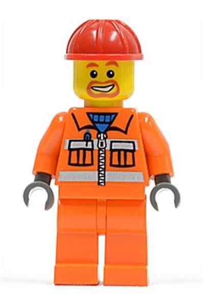 Construction Worker Minifigure - cty0111