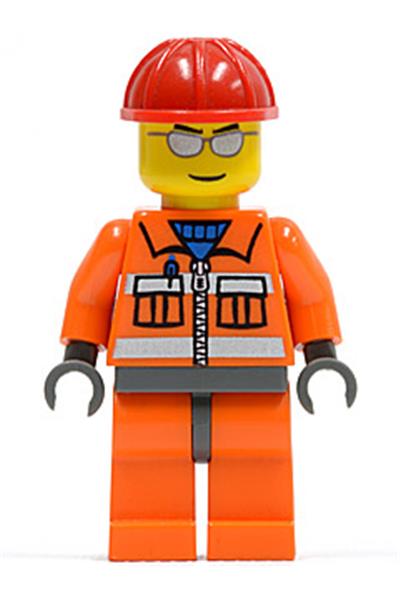 Construction Worker Minifigure - cty0125