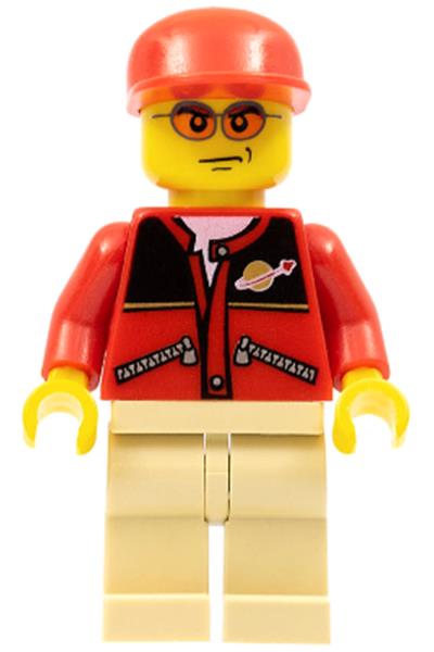 Male in Space Jacket Minifigure [cty0129a] - City