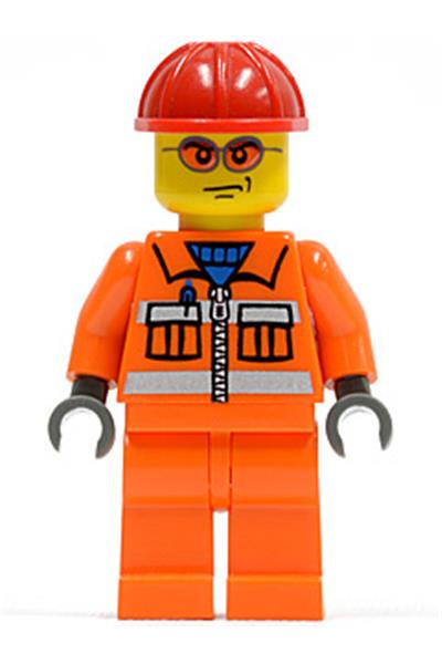 Construction Worker Minifigure [cty0132] - City