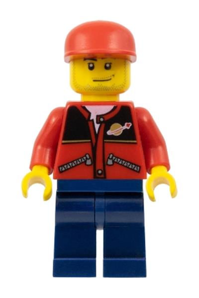 Male in space jacket Minifigure - cty0142a