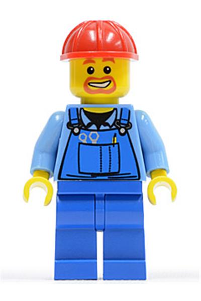 Worker in Overalls Minifigure - cty0159