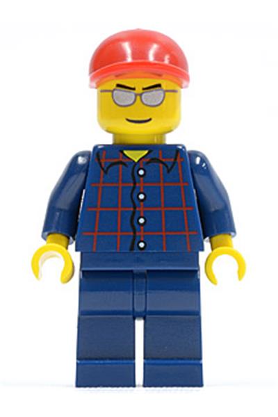 Male in Plaid Button Shirt - cty0163