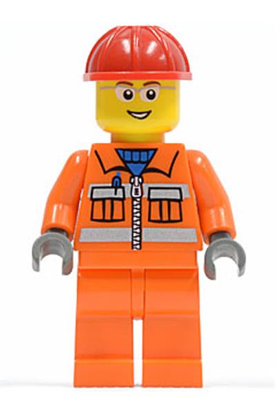 Construction Worker Minifigure - cty0246