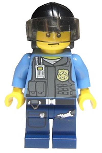 Elite Police Officer Minifigure - cty0362