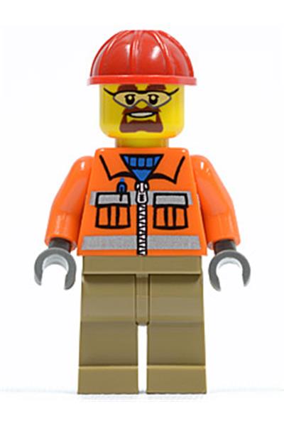 Construction Worker Minifigure - cty0366