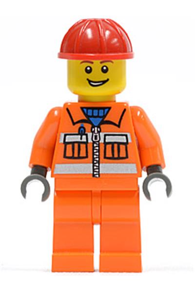 Construction Worker Minifigure [cty0368] - Bricks And More