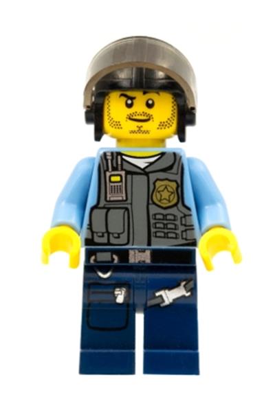 Elite Police Officer Minifigure - cty0377