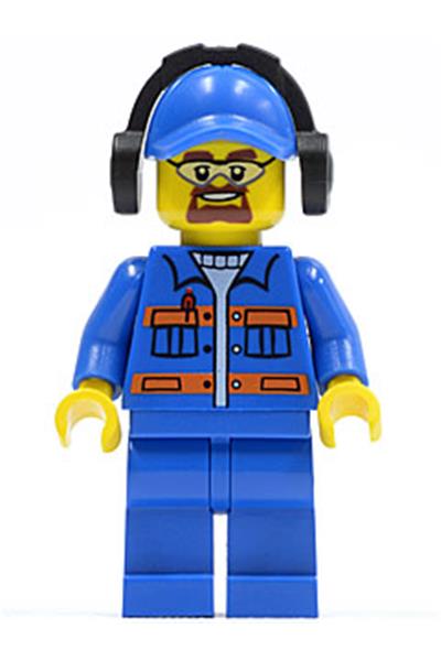 Male in Blue Jacket with Orange Stripes - cty0401
