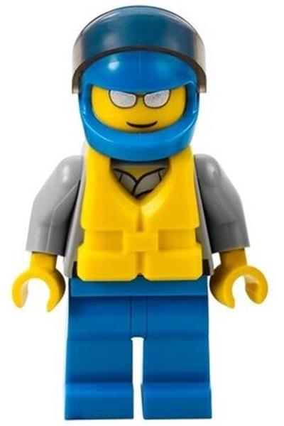 Coast Guard Rescuer Minifigure - cty0406