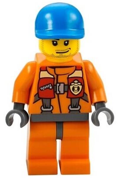 Coast Guard Rescuer Minifigure - cty0409