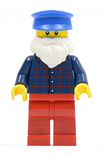 Male in Plaid Shirt Minifigure - cty0442