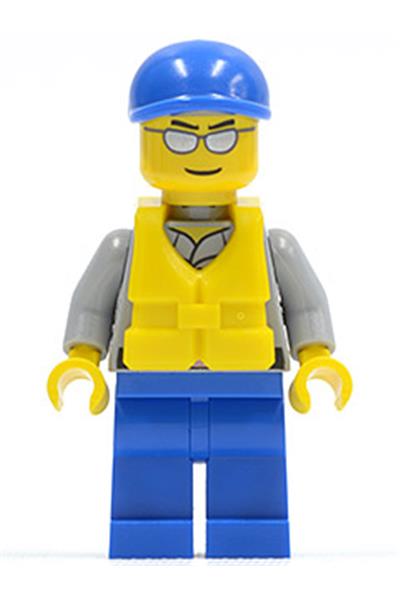 Coast Guard Rescuer Minifigure - cty0474