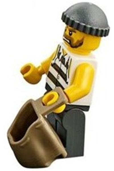 Jail Prisoner Minifigure - cty0480