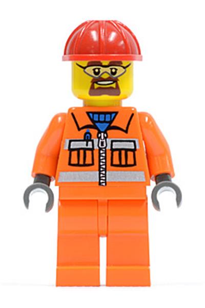 Construction Worker Minifigure - cty0483