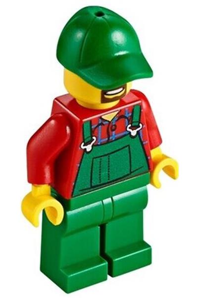 Farmer in Green Overalls Minifigure - cty0499