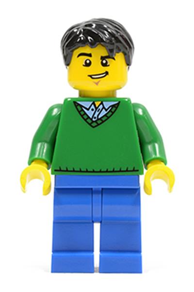 Male in V-Neck Sweater Minifigure - cty0503