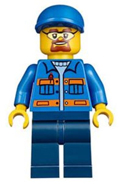 Snowplow Driver Minifigure - cty0520