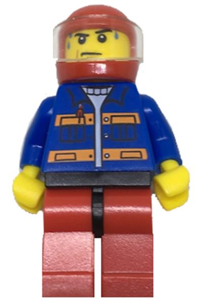 Male in Blue Jacket with Orange Stripes [cty0533] - Promotional