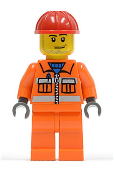 Construction Worker Minifigure - cty0549