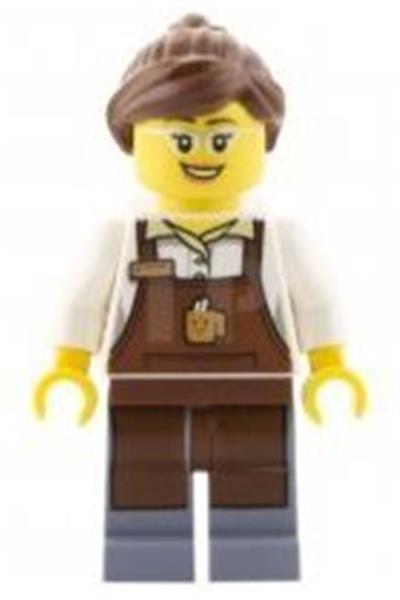 City Square Barista Minifigure - cty0580