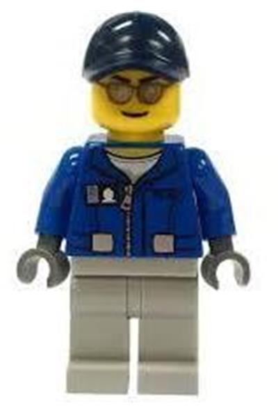 Seaplane Pilot Minifigure - cty0604