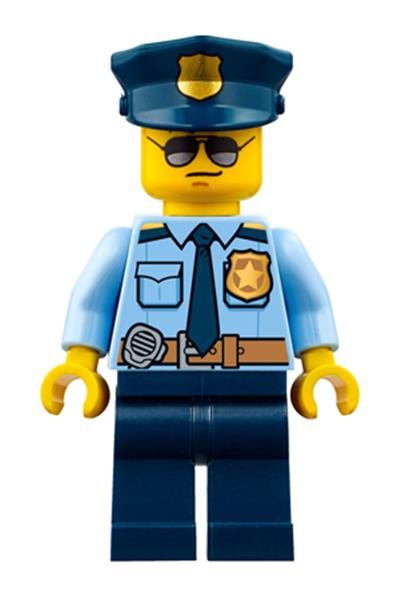 Police Officer Minifigure [cty0778] - City