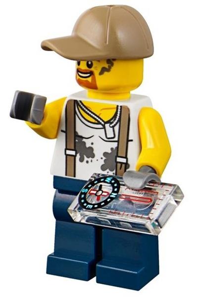 City Jungle Engineer Minifigure - cty0815