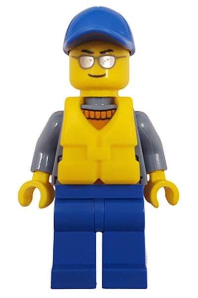 Rescue Boat Pilot Minifigure - cty0824