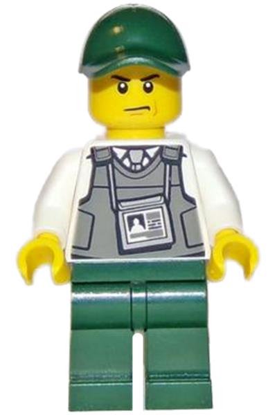 Armored Truck Driver Minifigure - cty0836