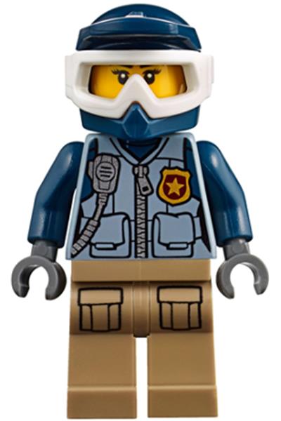 Mountain Police Officer Minifigure - cty0854