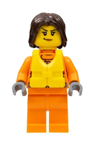 Coast Guard Rescuer  Minifigure - cty0863