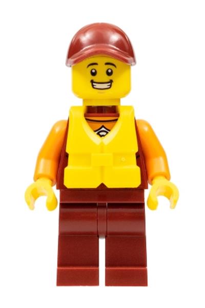 Coast Guard Rescuer Minifigure - cty0866