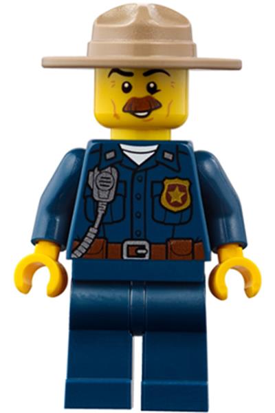 Police Chief Male Minifigure - cty0870