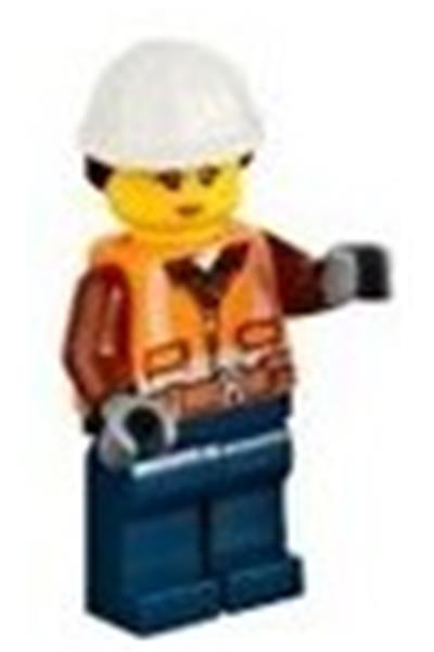 Construction Worker Minifigure - cty0969