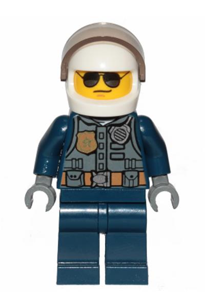 Police Officer Pilot Minifigure - cty1001