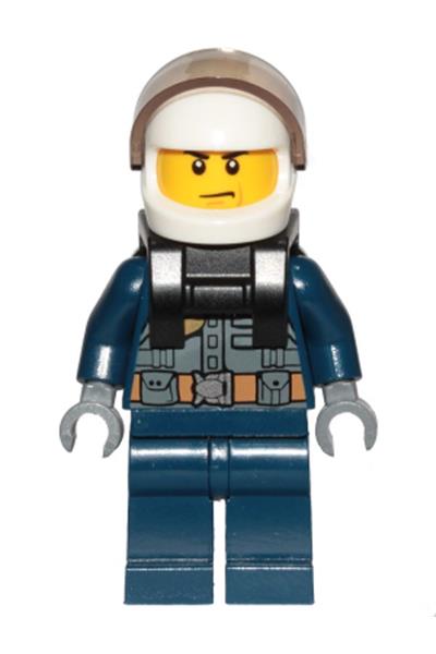 Police Officer Pilot Minifigure - cty1007