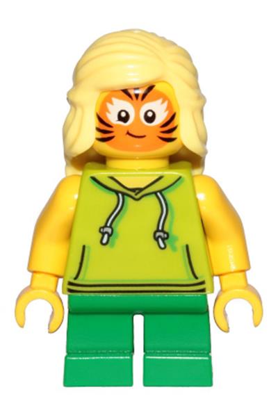 Girl with Cat Face Paint Minifigure - cty1014