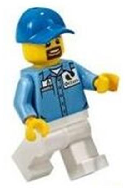 Gas Station Worker Minifigure - cty1075