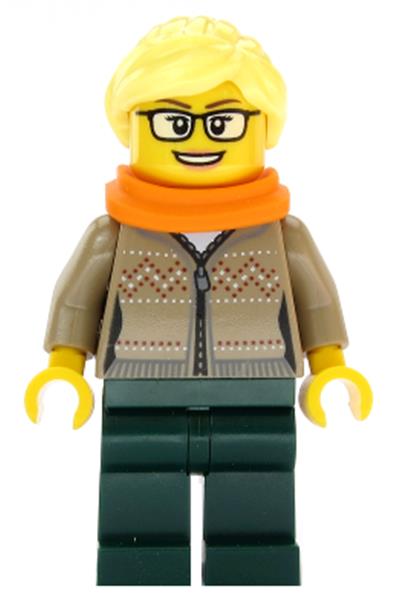 Hot Drinks Stand Clerk Minifigure - cty1084