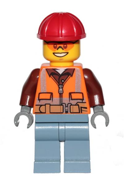 Construction Worker Minifigure - cty1093