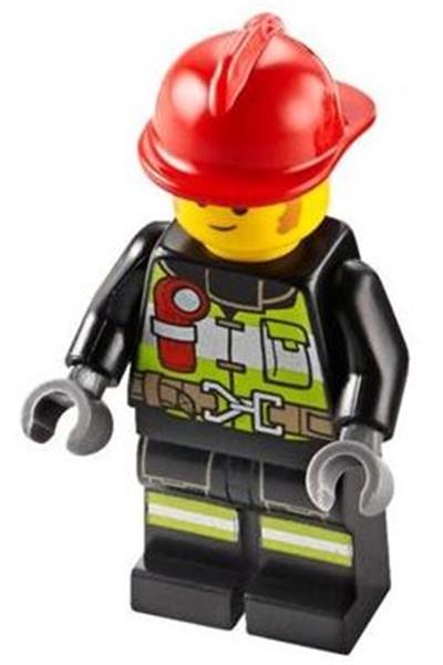 Clemmons Firefighter Minifigure - cty1105