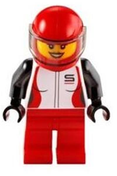 Race Car Driver Minifigure - cty1109