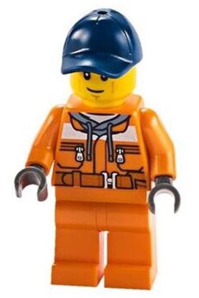 Street Sweeper Operator Minifigure - cty1140