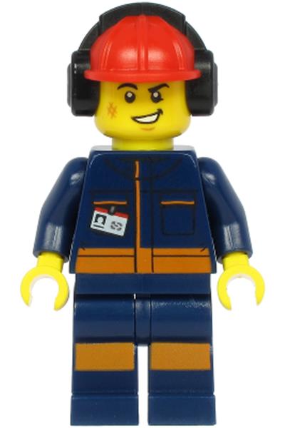 Airport Flagman Minifigure - cty1183