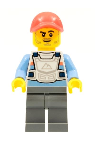 Stuntz Driver Minifigure - cty1326