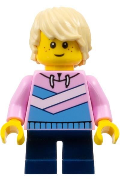 Boy in pink hoodie Minifigure - cty1361