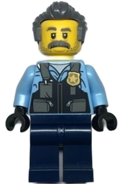 Officer Sam Grizzled Minifigure - cty1375